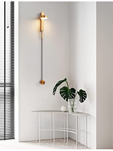 Apliques de pared modernos con interruptor para iluminar la cabecera 6