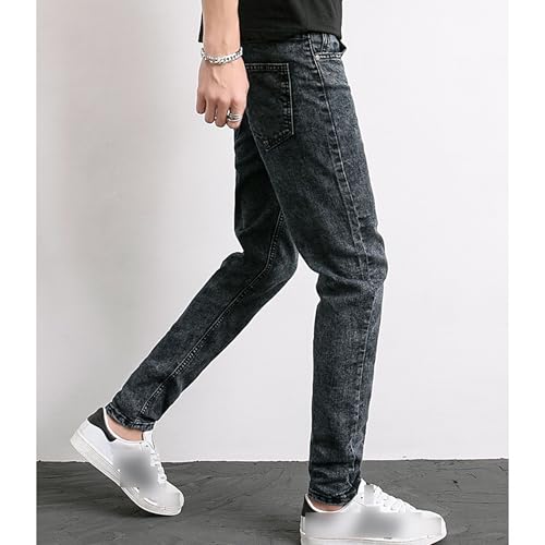 Men's Stretch Skinny Comfort Jeans Slim Fit Tapered Leg Jean Ripped Straight Leg Casual Denim Pants2