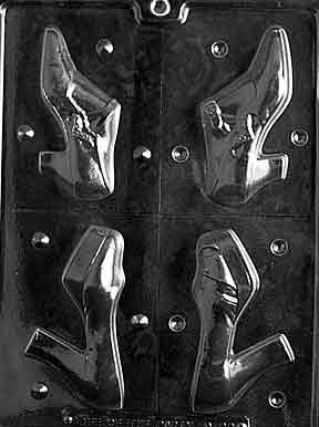 Moule chocolat Cybrtrayd D088 chaussure 3D pour fêter les parents