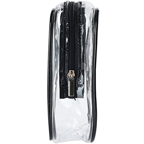 Clear Carry-On Travel Toiletry Bag TSA 3 1 1 Airline Quart Bag 1 Quart Sized with Zipper for Men and Women 1 Pack2