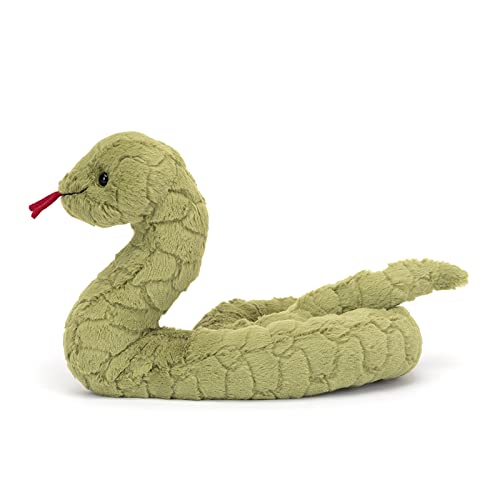 Jellycat Stevie Snake Stuffed Animal, 9.5 inches - Reptile Plush Toy - Classic Children's Gift - Image 3