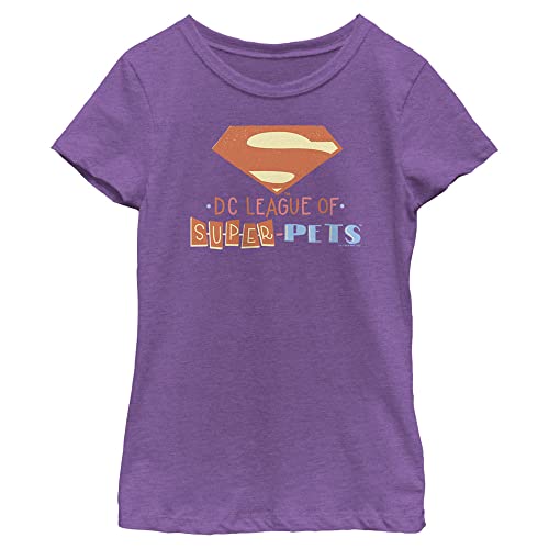 T-shirt DC Comics Super Logo Fille en coton doux anti-irritation