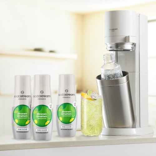 SodaStream Sirup 3x Zitrone-Limette ohne Zucker, 1x Flasche ergibt 9 Liter Fertiggetränk, Sekundenschnell zubereitet und immer frisch – Ansicht 6