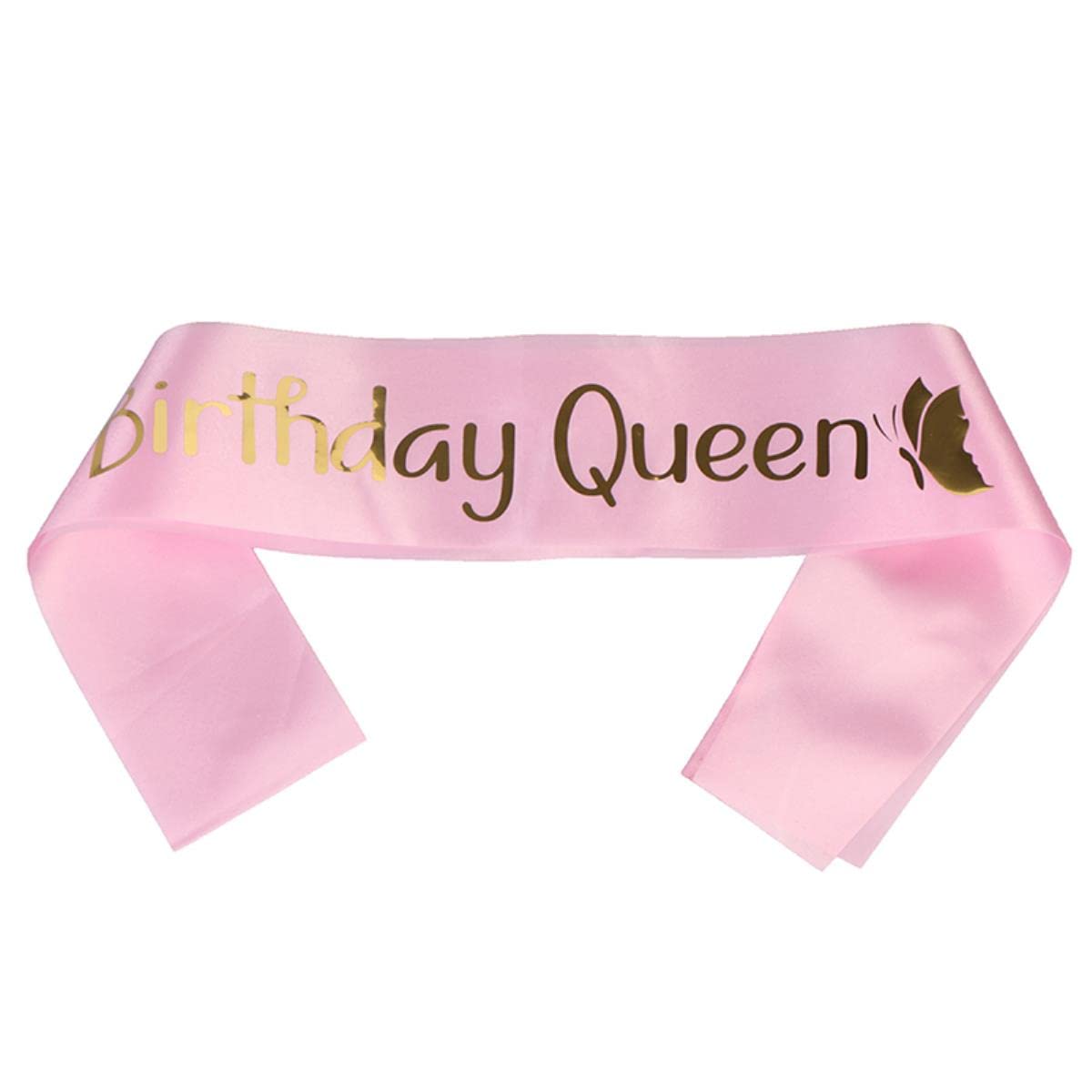 Geburtstagsschärpe Für Damen – Schwarze Satin-Rose Mit Glitzer, Perfekt Für 16, 18, 21, 30, 40 Oder 50 Jahre