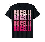 Vintage Bocelli Personalized Name I Love Bocelli T-Shirt