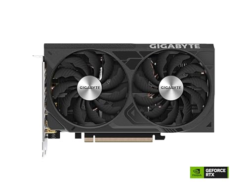 Image of GIGABYTE GeForce RTX 4060 Ti WINDFORCE OC 16G Graphics Card, 2X WINDFORCE Fans, 16GB 128-bit GDDR6, GV-N406TWF2OC-16GD Video Card