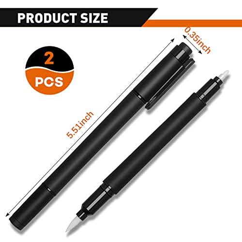 image for Chinco Dual Ended Embossing Pens 2 Pieces Black Embossing Pens for Emb