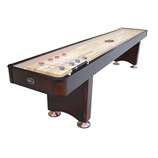 Playcraft Georgetown Shuffleboard Table, Espresso, 12-Feet