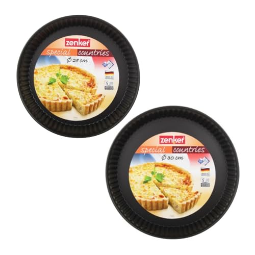 Zenker Lot de 2 moules à tarte 28 et 30 cm – vue 5