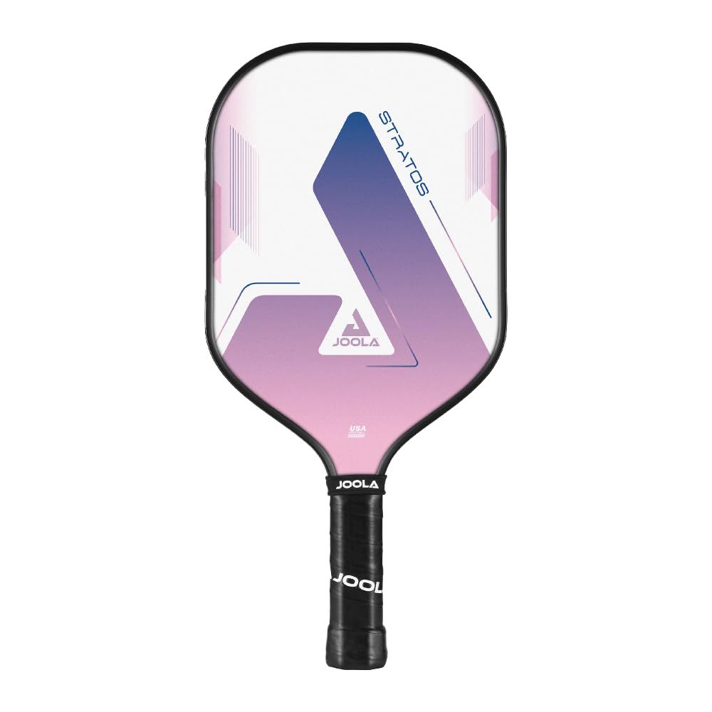 Stratos or Essentials Pickleball Paddle – Reinforced Fiberglass Surface, Honeycomb Polypropylene Core, USAPA Approved, Durable & Beginner-Friendly Pickleball Racket with Comfortable Grip