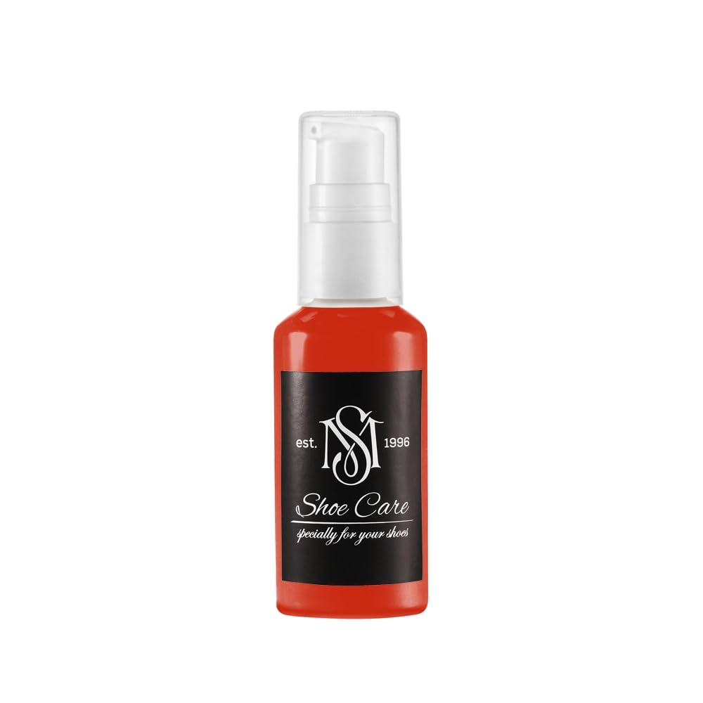 Baume pour cuir rouge feu MAVI STEP raviveur de teinte chaussures 50ml