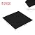 4pcs Black Carpet Tiles, Indoor/Outdoor 12"x12" Peel and Stick Carpet Tile Polyester