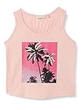 100% Cotton - 140gsm Mexx Girls Racerback Tanktop T-Shirt, Mid Pink, 146-152