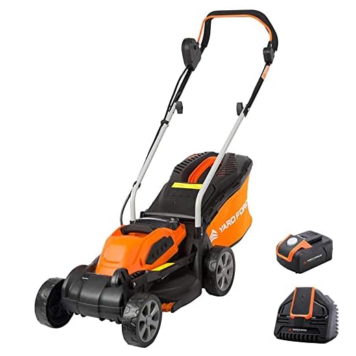 5. Yard Force 40V 32cm Cordless Lawnmower