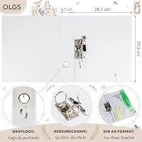 OLGS Sammelordner Meine Kindergartenzeit | Erinnerungsordner, Kindergartenordner Tiere | Ordner für Kinder, Sammelmappe, Kindergarten, Einschulung, Ringordner, Aktenordner DIN A4 - Cute Boho Freunde – Ansicht 2