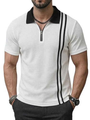 Image of JVX Men Polo T Shirt || Waffle Polo T Shirt for Men || Regular Fit Knitted Tshirt for Man || Coller T-Shirt (Available in Plus Size, Also Available in Combo Packs) (MRT-224)