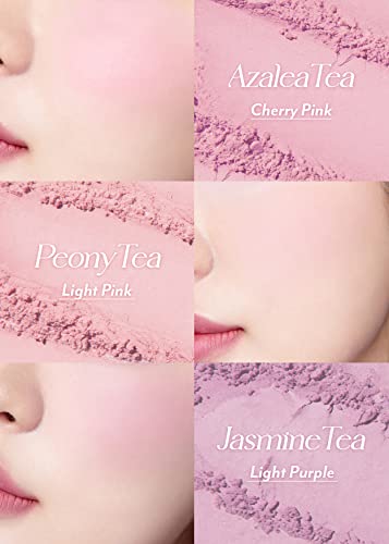 I'm Meme Palette - Afternoon Tea Blusher | Blossom Tea Blended, Cool Tone Blush For Cheek, Soft Pink, Peach, Lavender, 3 Shades Palette, Matte Powder Blush For Face & Cheeks, For All Skin Tones, 0.4Oz #TOP4