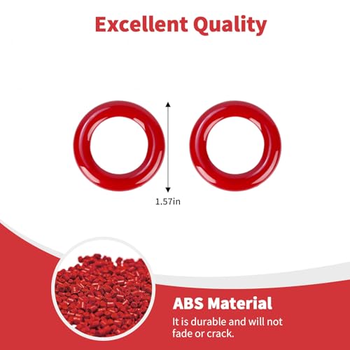 Accessoires d'intérieur Chevrolet Linskip avec bagues d'appuie-tête rouges