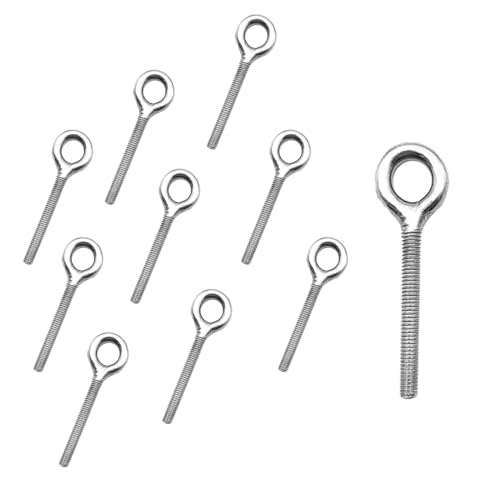 Occhio Filettato Bulloni Ad Occhiello M3 In Acciaio Inox - 4 Set Con Dadi E Rondelle, Per Sollevamento Mille Vite Ancora - Foto 13