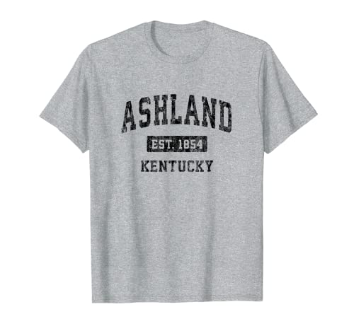 Ashland Kentucky KY Vintage Sports Design schwarz T-Shirt