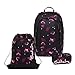 Produktbild satch Air Schulrucksack Set 3tlg. inkl. Schlamperbox und Sportbeutel (Mystic Nights)
