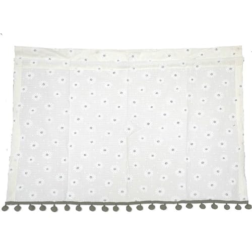 Gaze de coton de style français pour ce rideau brodé haut de gamme - 2