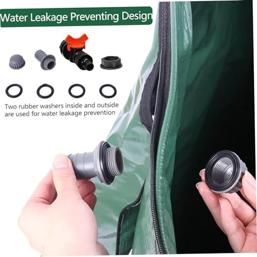 Baril de pluie pliable PVC 50L résout le manque d'eau extérieur