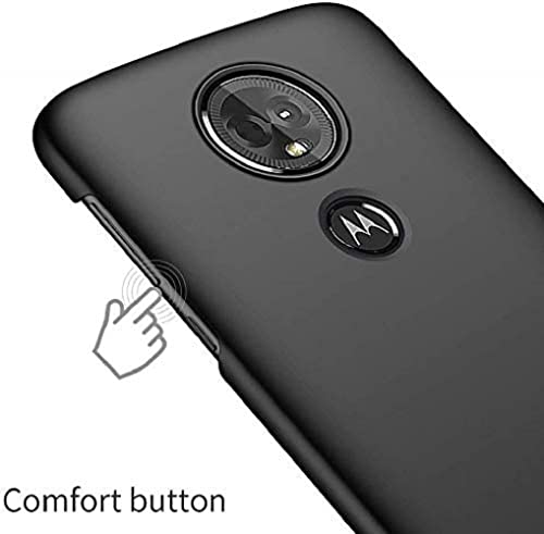 Image of Mobile Back Cover Case for Motorola Moto E5 Plus (Silicone Case|CameraProtection|Black SC1510)