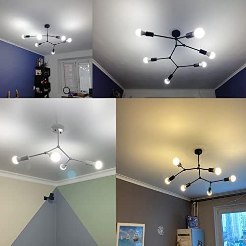 Miniatura 5 de Multi cabezas luces de techo LED lámpara de techo retro personalidad industrial lamparas compatibles con luces de sala de estar, lámpara colgante