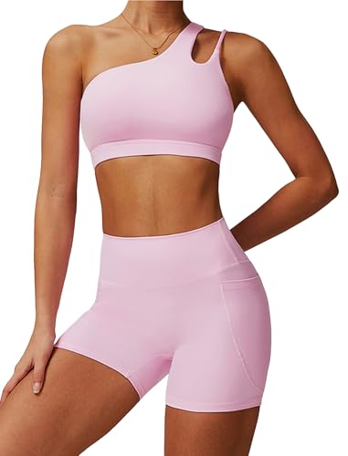 Ensemble d'entraînement 2 pièces pour femme avec soutien-gorge de sport et pantalon de yoga noir