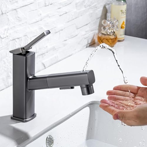 Grifo extensible LWX con 3 modos de ducha para lavado de baño 4