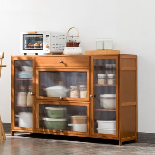 TIMDU �L�b�`�����[���b�N �H��I �|�� ���[�����o���t�� ��32cm ��e�ʃX�g���[�W �h�o �g�ݗ��Ă��ȒP �ȃX�y�[�X �L�b�`���A���r���O���[���A�Ƒ��ł̎g�p�ɓK���Ă��܂� (���F,135*32*84cm)