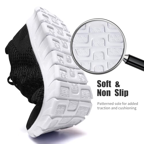 Image of Mens Running Shoes Slip On Tennis Walking Sneakers Workout Athletic Lightweight Casual Sport Shoes
