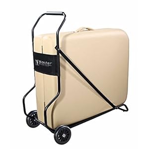 Master Massage Transportkarre Transportwagen mit Rädern für Mobile Massageliegen Massagetisch Therapiebett Bank Easy to Go