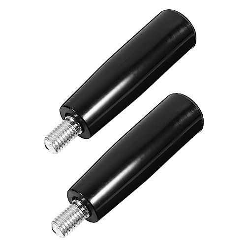 Toddmomy 1set Machine Tool Stem Large Steering Wheel Knob Spinners Grinding Machine Machine Grip Cable Machine Driver Grinder Handles Door Polished Angle Black Bakelite 2pcs