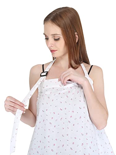 Image of Switchon Feeding Apron Cover Maternity Cover 100% Cotton Maternity Breastfeeding Multipurpose for Mothers