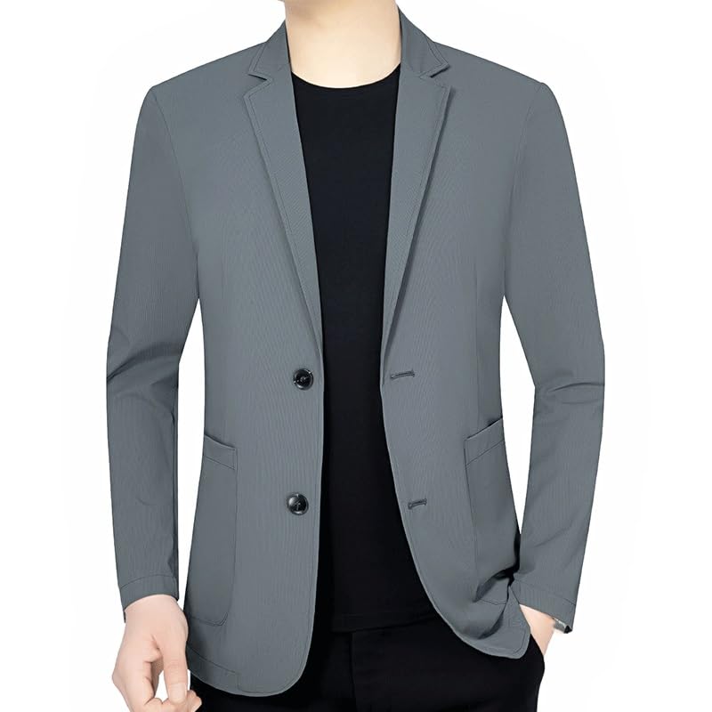 Casual Blazers Men's Business Casual Blazers Coat Wedding Dinner Party Daily Jacket Western Sport Coats