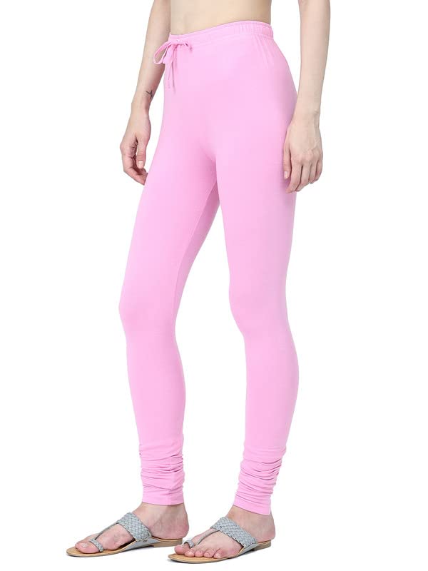 Image of Robinbosky Cotton Churidhar Leggings for Women - Stylish, Stretchable & Flattering Fit for All-Day Comfort