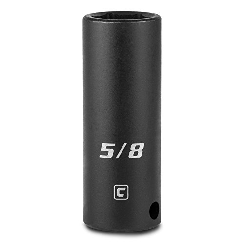 Capri Tools Deep Impact Socket, 3/8-Inch Drive, 6-Point, SAE (5/8-Inch)