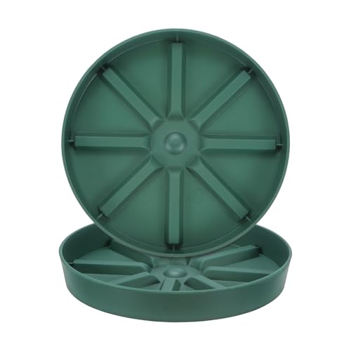 M METERXITY 2-Pack Plant Saucer, 6 Inch Flower Pot Saucers