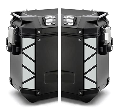 Givi Trekker OUTBACK 48 37 ltr Motorrad - Adhesivos reflectantes compatibles con maletas laterales (blanco)