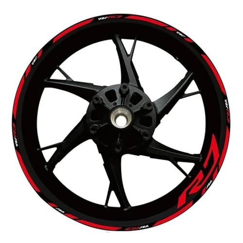 Autocollants Roue Réfléchissants Yamaha YZF R7 Style Brillant