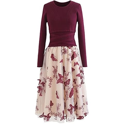 Falda Midi de Malla de Doble Capa 3D Posy Chicwish Cover