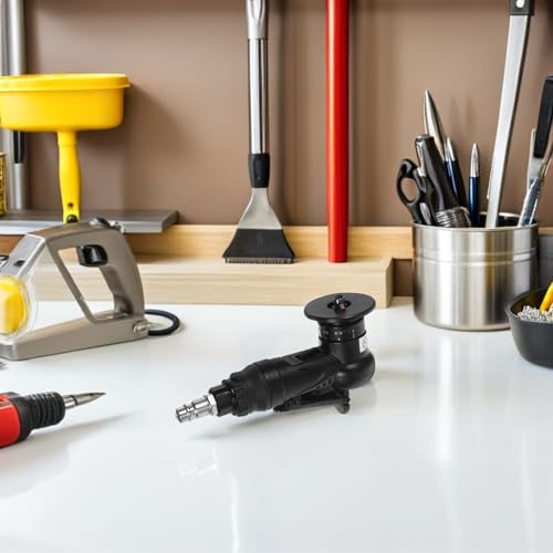Máquina neumática de biselado para rematar cantos metálicos en talleres y carpinterías 8
