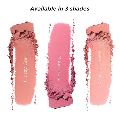 Image of Revlon Blush, Powder Blush Face Makeup, High Impact Buildable Color, Lightweight & Smooth Finish, 003 Mauvelous, 0.17 Oz (Pack of 2)