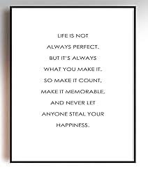 Motivational Quote Print Inspirational Wall Art