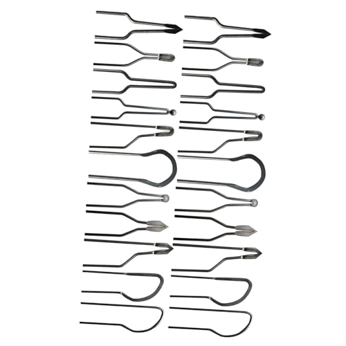 DECORNIJIA Puntas de Pirograbado de Alta Impedancia Recambios para Bolígrafo Pirograbado con Alambre de Níquel Resistencia Elevada Deformación para Máquina de Quemado Profesional Estudio y