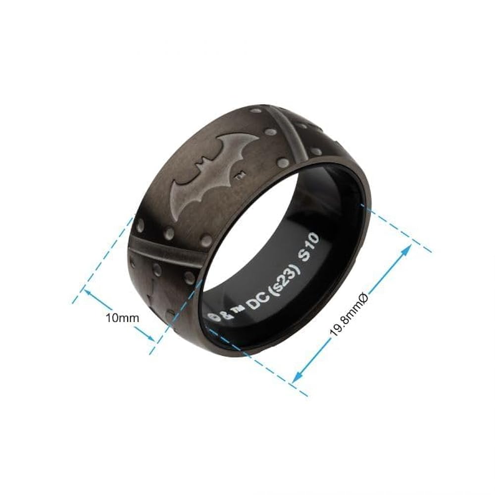 送税込【BATMAN x KING ICE】CLASSIC BATMAN LOGO RING☆国内発 送税込【BATMAN x KING ICE】CLASSIC BATMAN LOGO RING☆国内発
