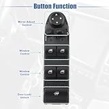 Aputoxz Front Left Driver Side Power Window Switch for BM-W 3 Series E90 E91 E92 E93 2007-2013 No. 61319217365, Window Control Master Switch for BM-W Power Window System - Image 6
