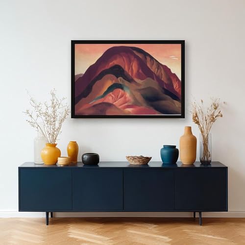 Peintures décoratives sur toile désert Rust Red Hills grand format 61 cm
